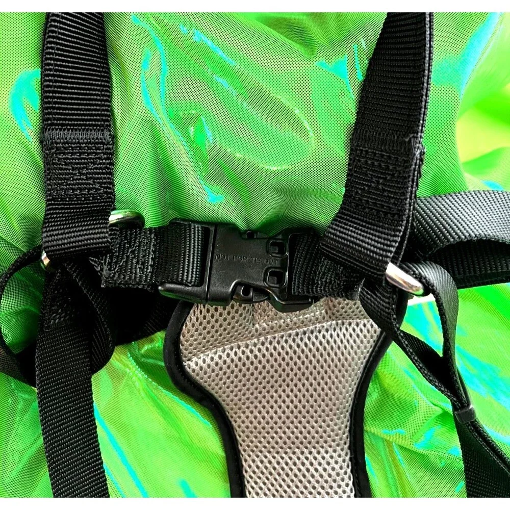 Easy Rider Black Gray Adjustable Dog Harness Size Large (26
